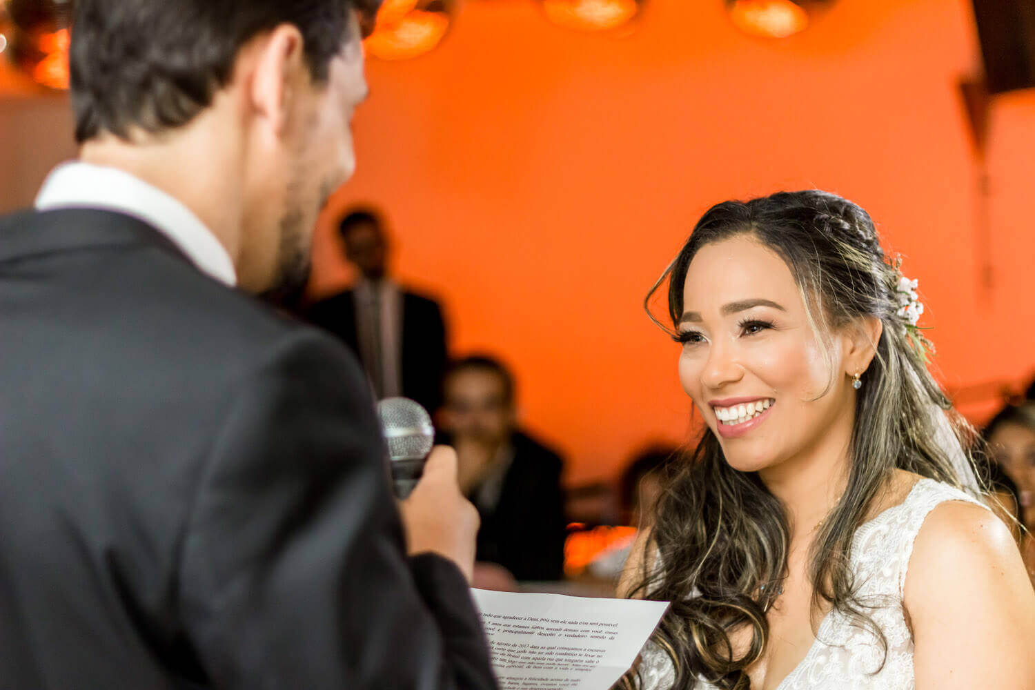 noiva sorrindo votos casamento BH