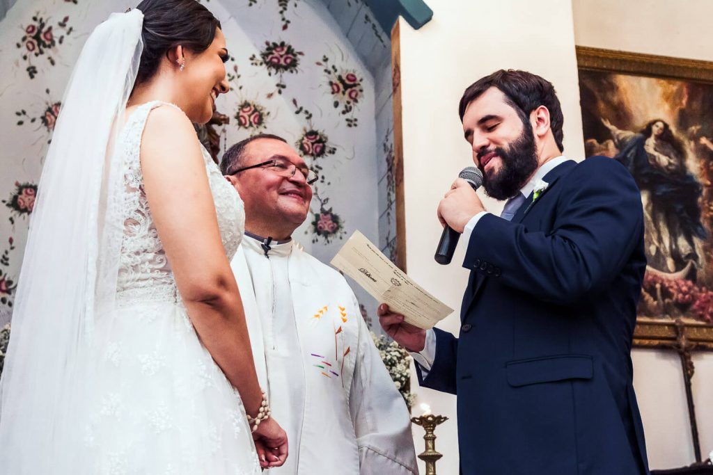 troca de votos casamento Capela Santa Terezinha BH