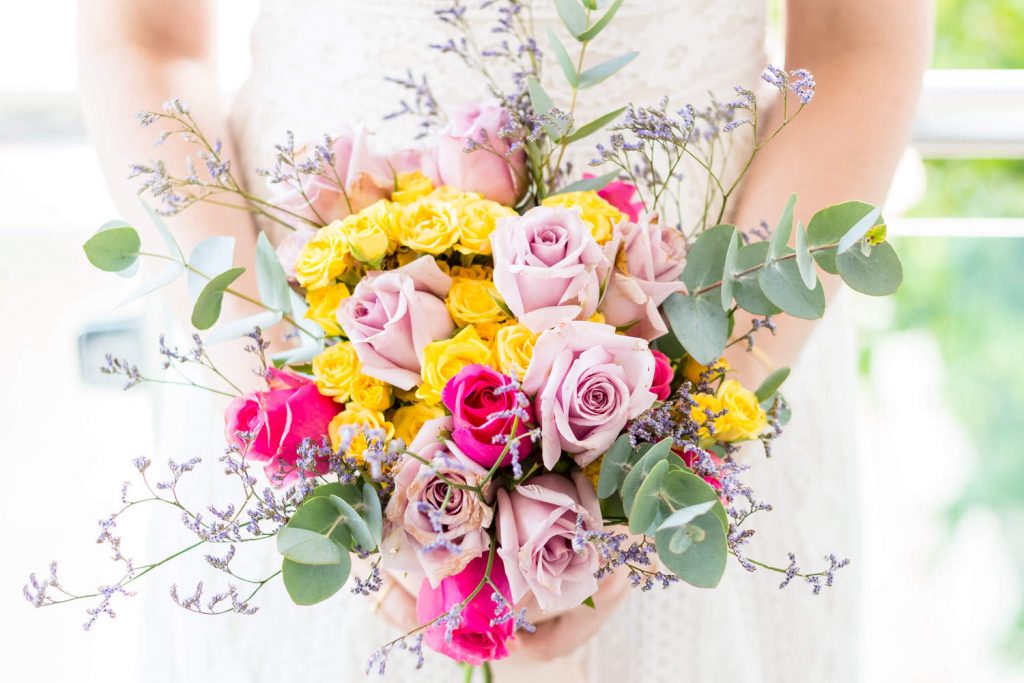 buque de noiva DIY casamento Ouro Branco