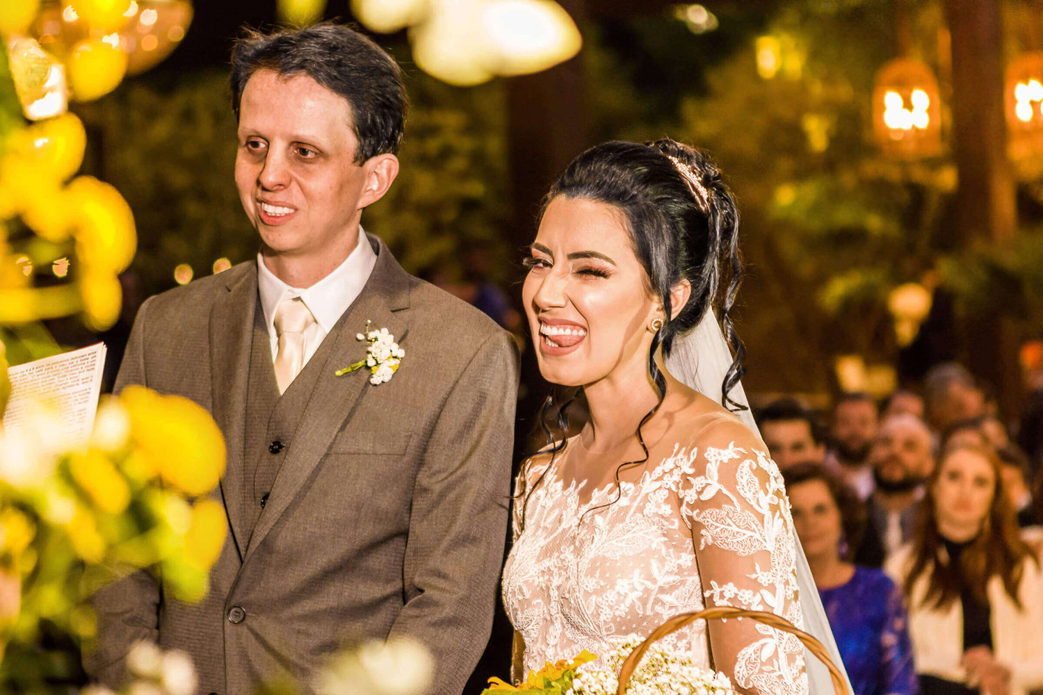 noiva piscando casamento boho villa santorini