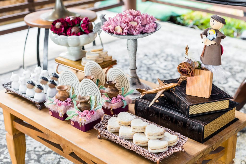 decoração de mini wedding em casa na Pampulha