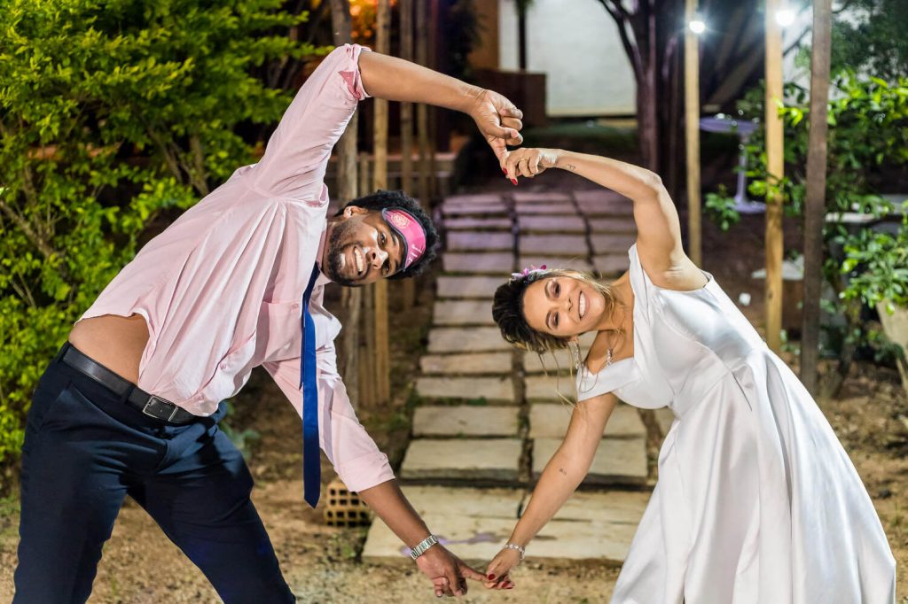 festa de mini wedding em casa na Pampulha