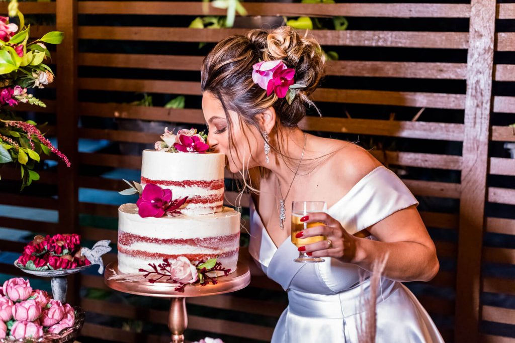festa de mini wedding em casa na Pampulha