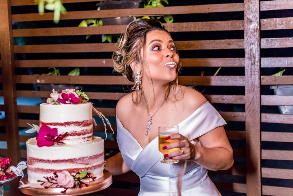festa de mini wedding em casa na Pampulha