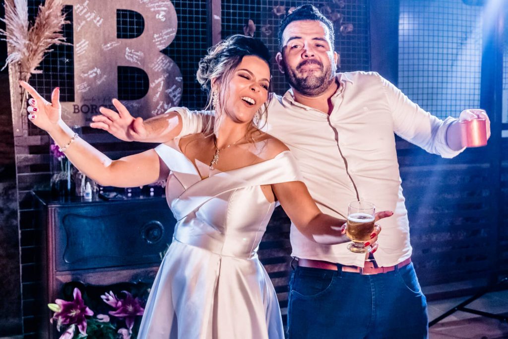 festa de mini wedding em casa na Pampulha