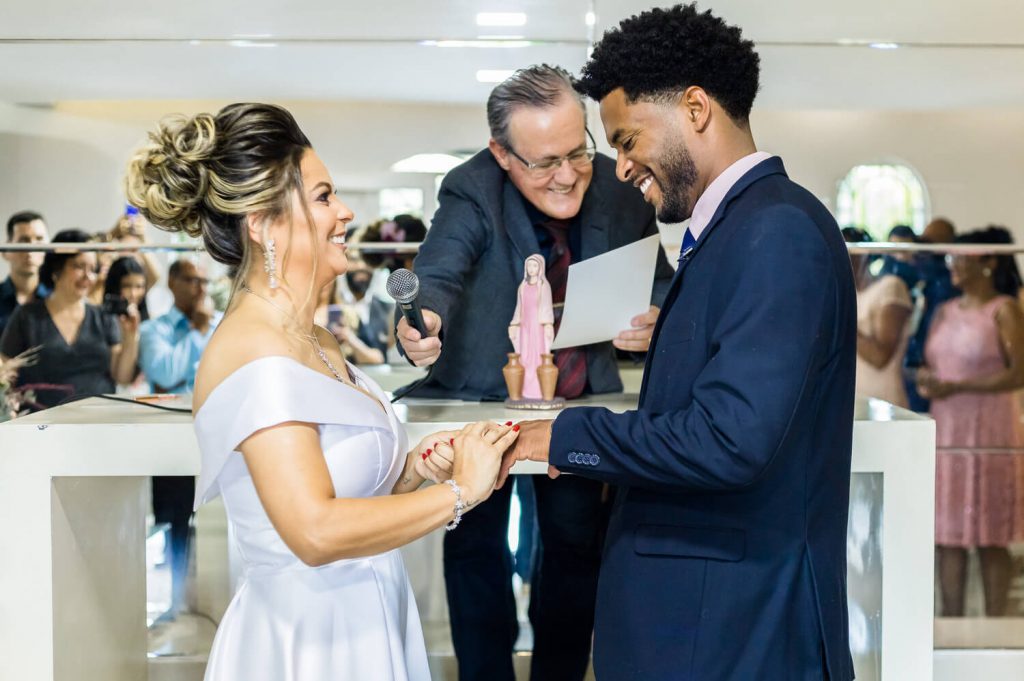 troca alianças mini wedding em casa na Pampulha