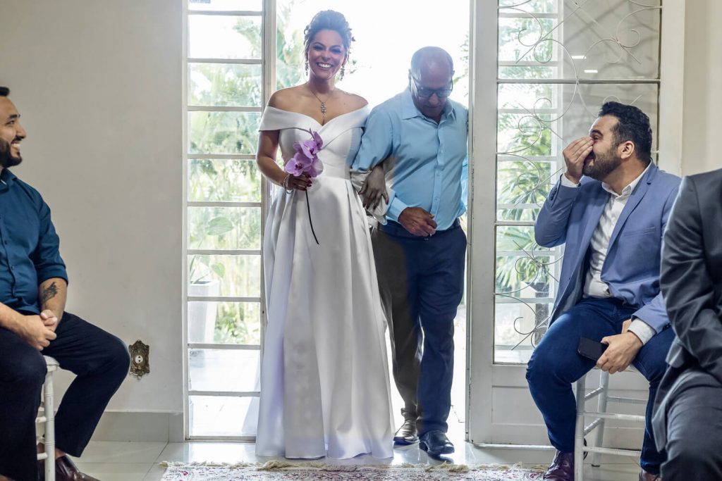 mini wedding em casa na Pampulha