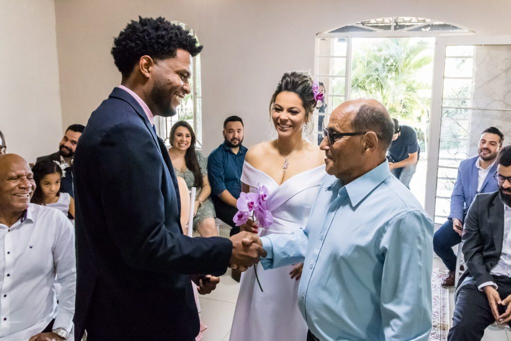 mini wedding em casa na Pampulha