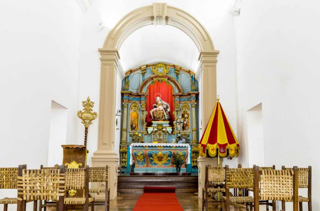 altar do casamento na Basílica Nossa Senhora da Piedade