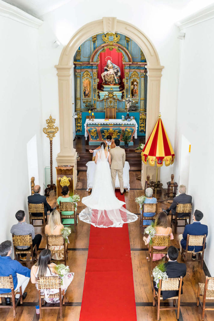 Casamento na Basílica Santuário Nossa Senhora da Piedade, em Caeté