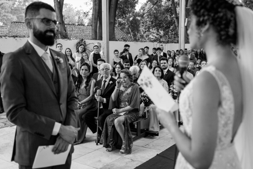 Troca de votos em um Casamento no Salaberry Recepções, Pampulha, BH