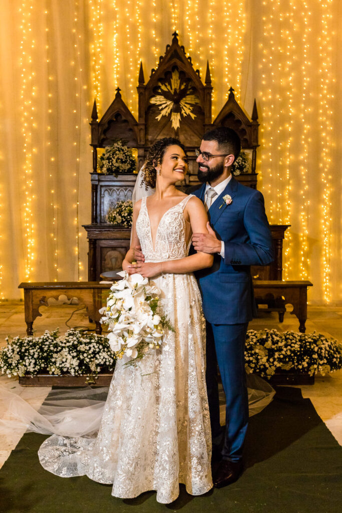 Retrato dos noivos - Casamento no Salaberry Recepções, Pampulha, BH