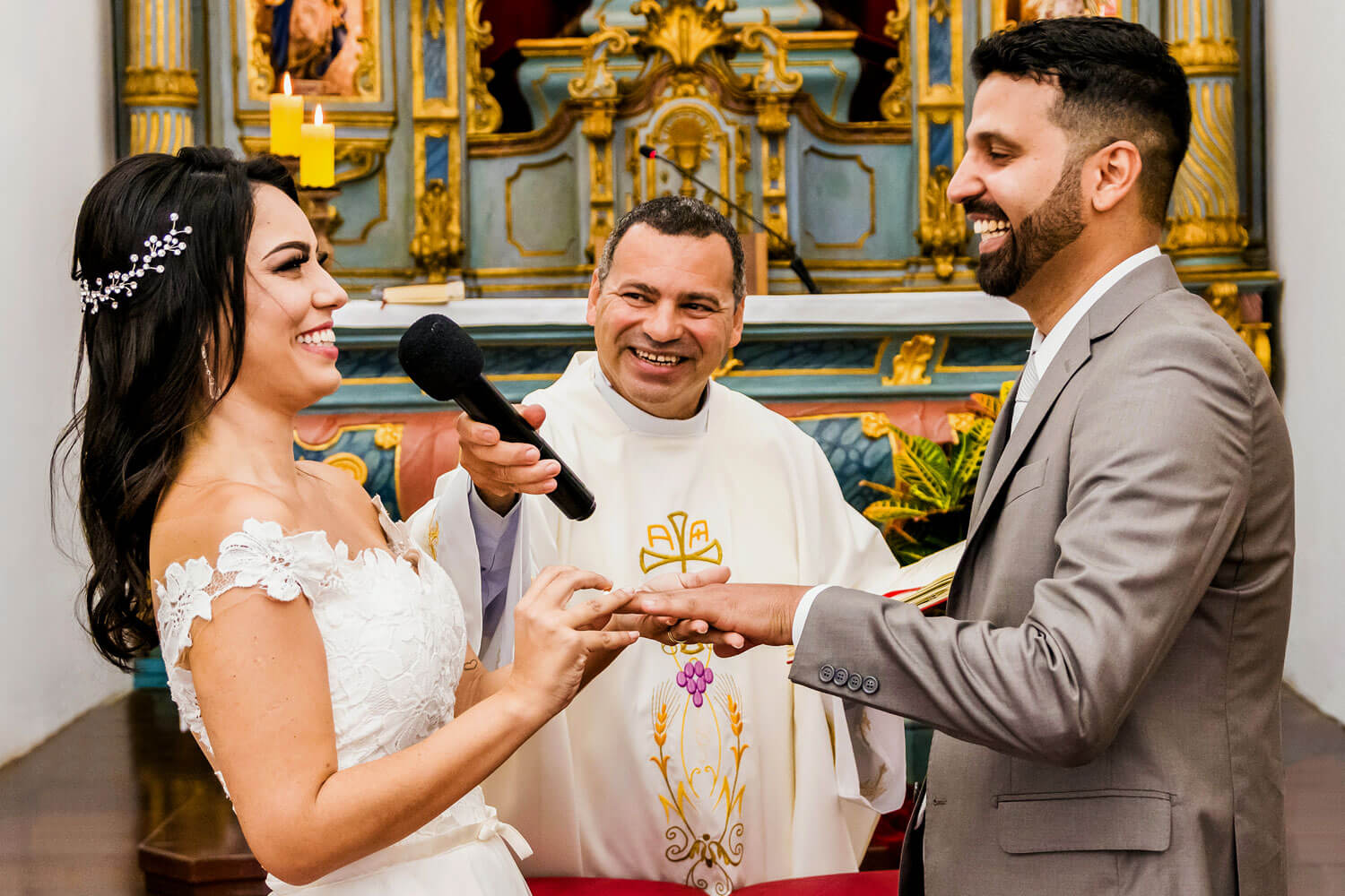 Casamento na Basílica de Nossa Senhora da Piedade - Caeté MG