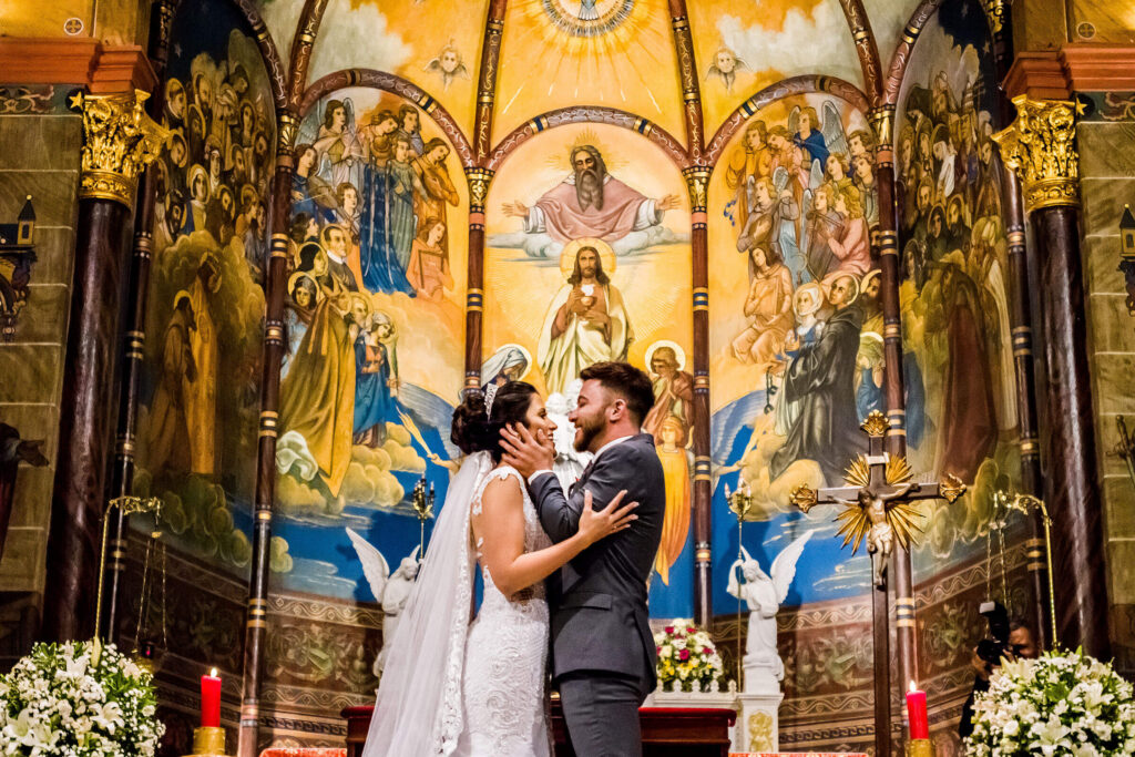 Casamento na Igreja São José, em BH