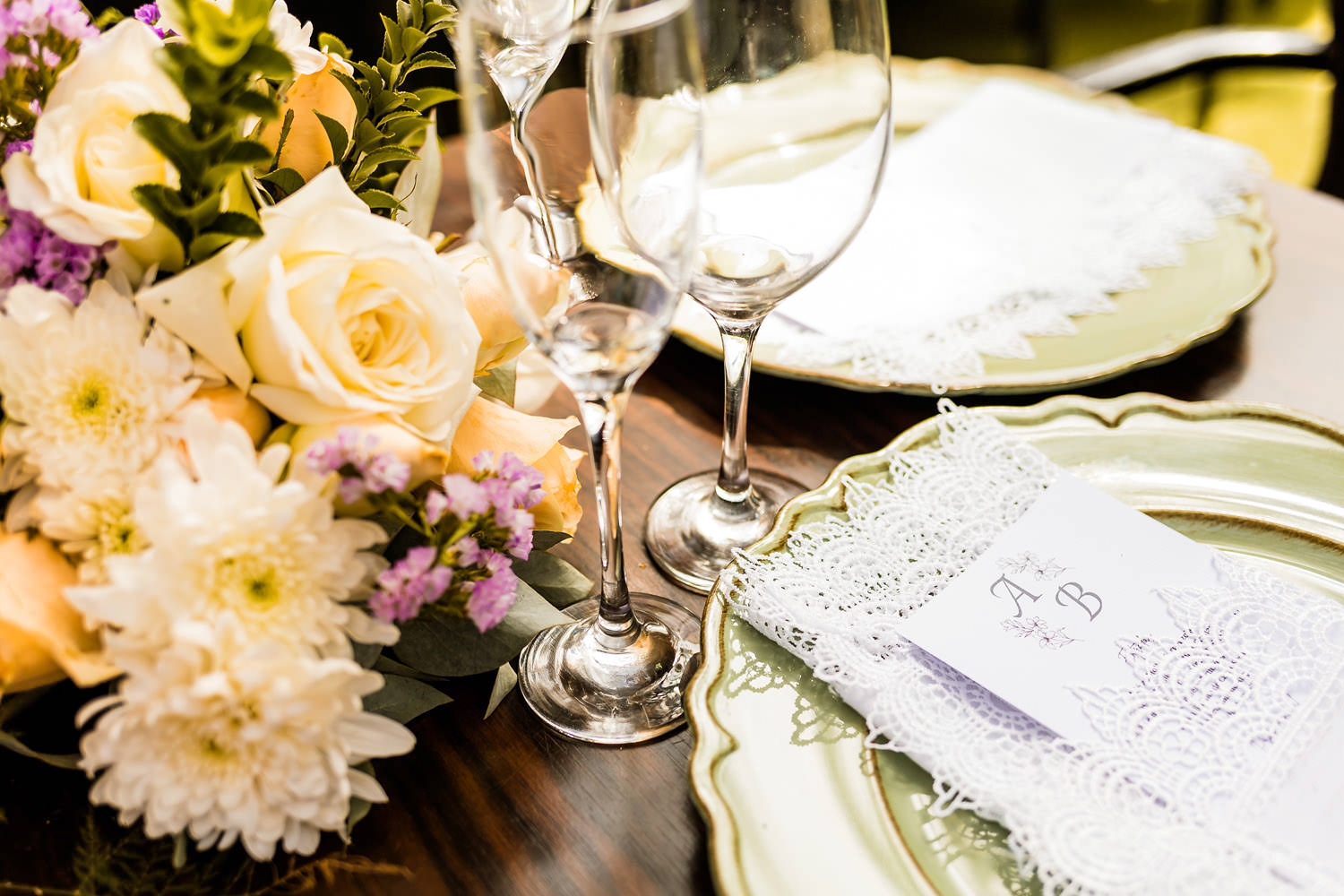 Decoração Mini Wedding no restaurante O Conde, em BH