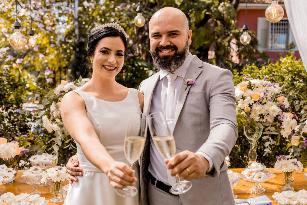 Mini Wedding no restaurante O Conde, em BH