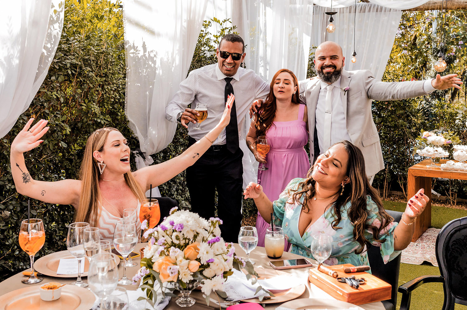 Mini Wedding no restaurante O Conde, em BH