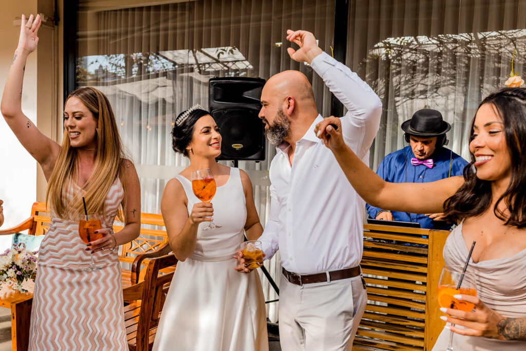 Mini Wedding no restaurante O Conde, em BH