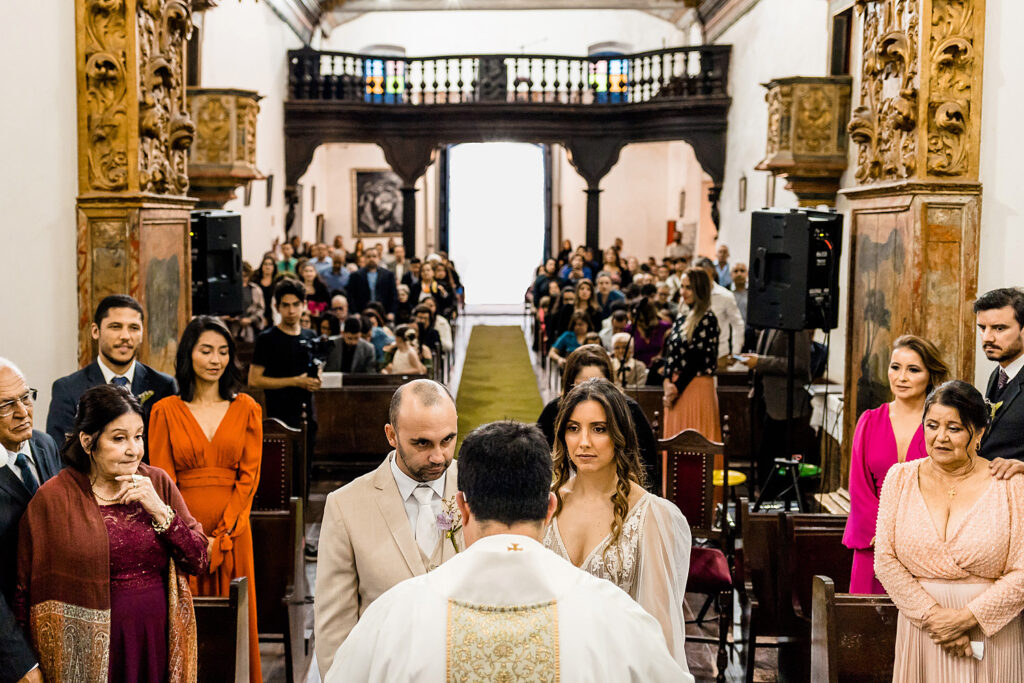 Casamento na Matriz de Boa Viagem, em Itabirito MG