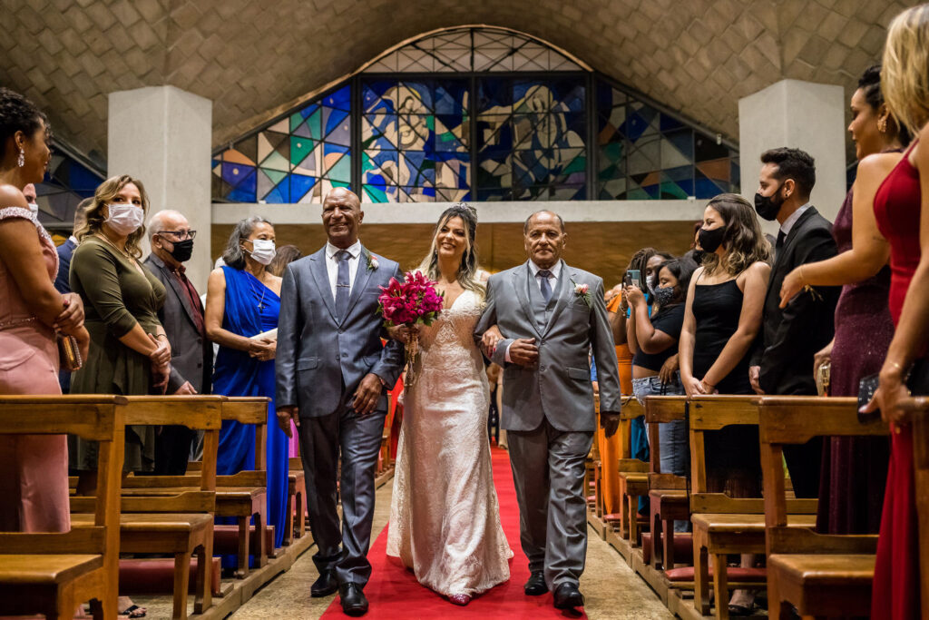 Casamento na Paróquia Nossa Senhora de Fátima, na Praça da Assembléia, em BH