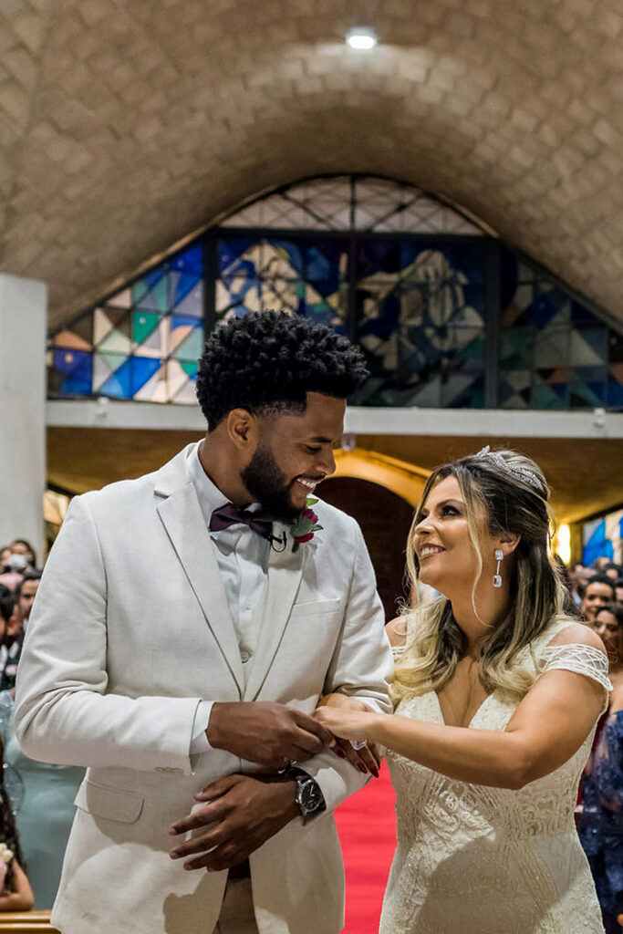 Casamento na Paróquia Nossa Senhora de Fátima, na Praça da Assembléia, em BH