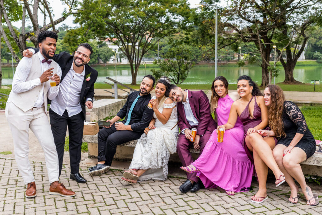 Festa da casamento na Casa Lagoa Eventos, Pampulha, em BH