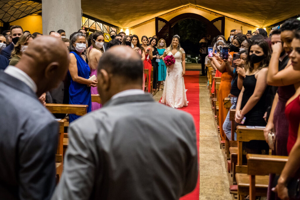 Casamento na Paróquia Nossa Senhora de Fátima, na Praça da Assembléia, em BH