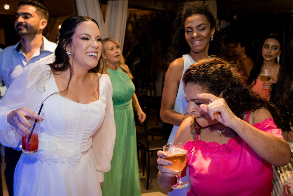 Festa de casamento no Espaço 158, em BH