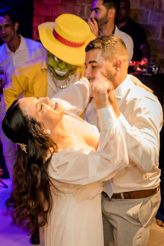 Festa de casamento no Espaço 158, em BH