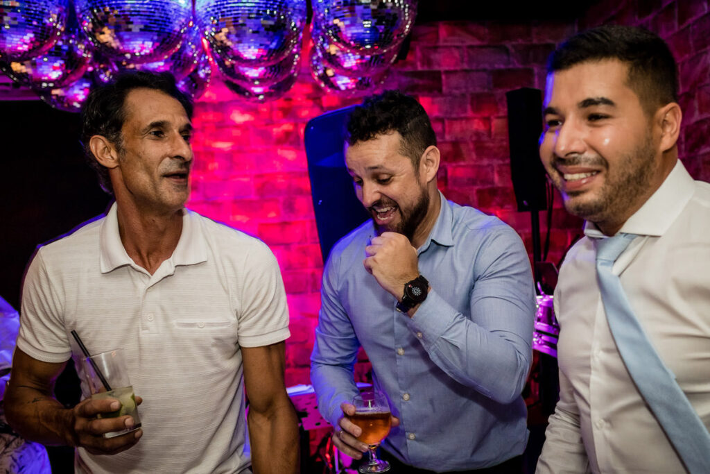 Festa de casamento no Espaço 158, em BH
