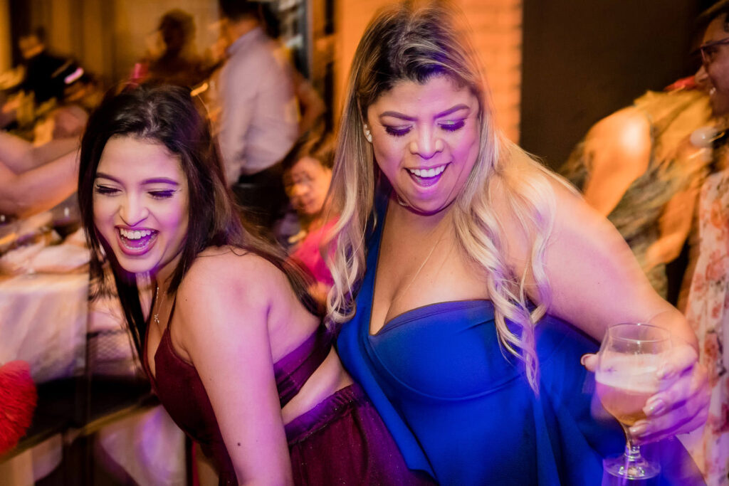 Festa de casamento no Espaço 158, em BH