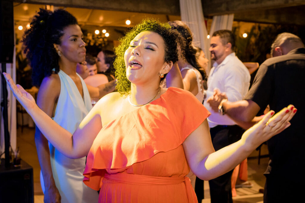 Festa de casamento no Espaço 158, em BH