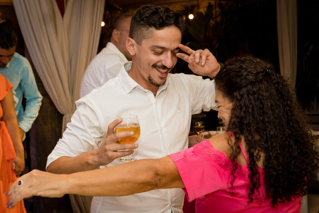 Festa de casamento no Espaço 158, em BH