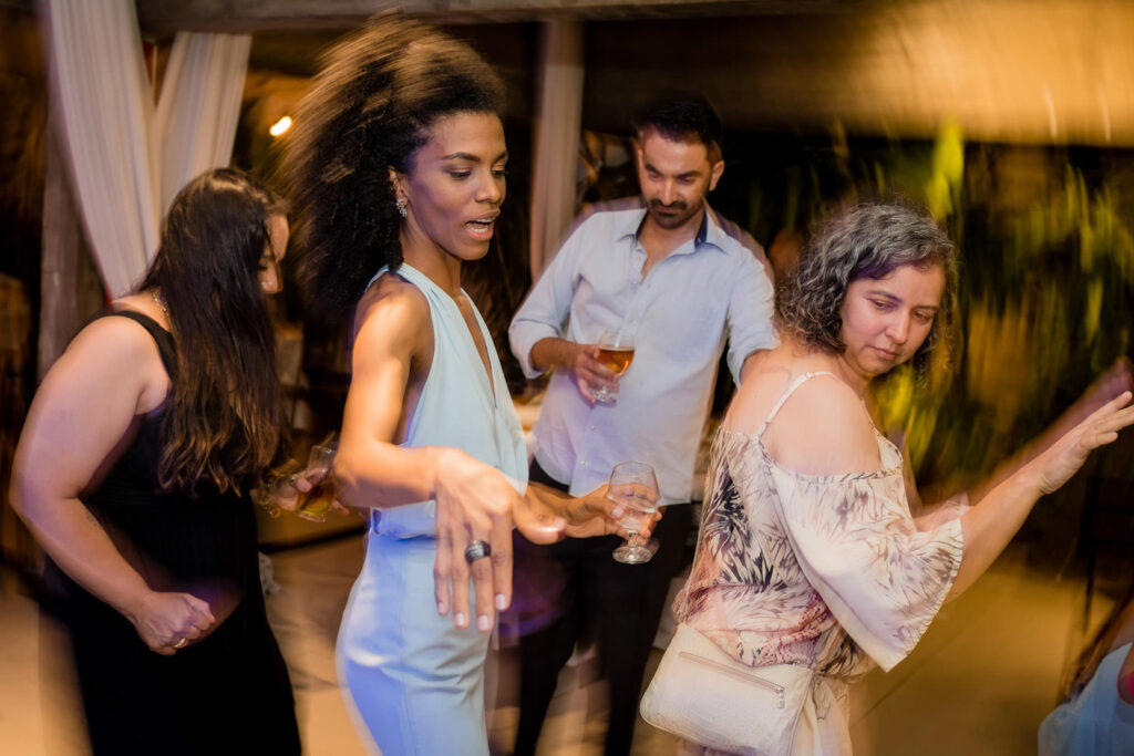 Festa de casamento no Espaço 158, em BH