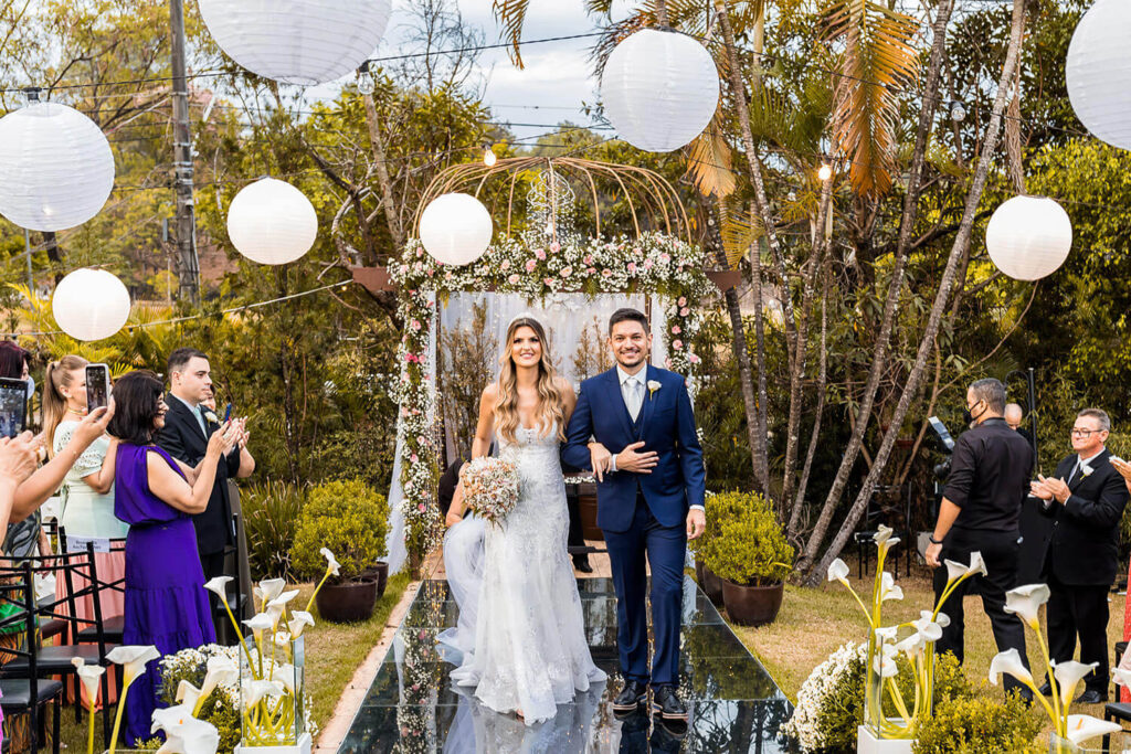 Casamento ao ar livre no Lake House Pampulha