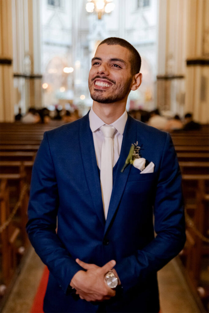 Casamento na Basílica Nossa Senhora de Lourde, em Belo Horizonte/MG