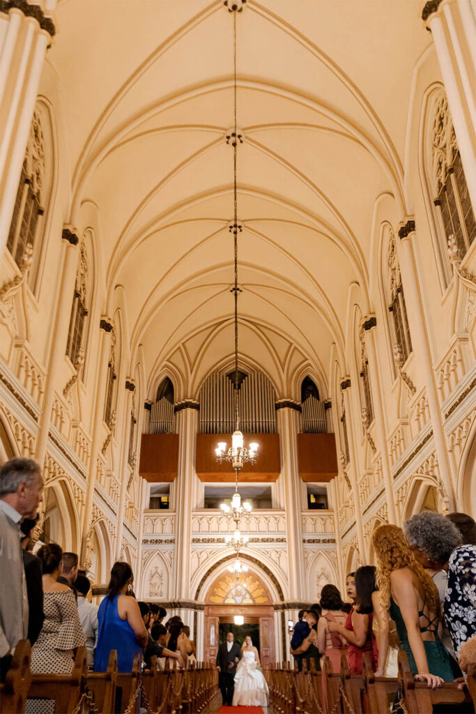 Casamento na Basílica Nossa Senhora de Lourde, em Belo Horizonte/MG