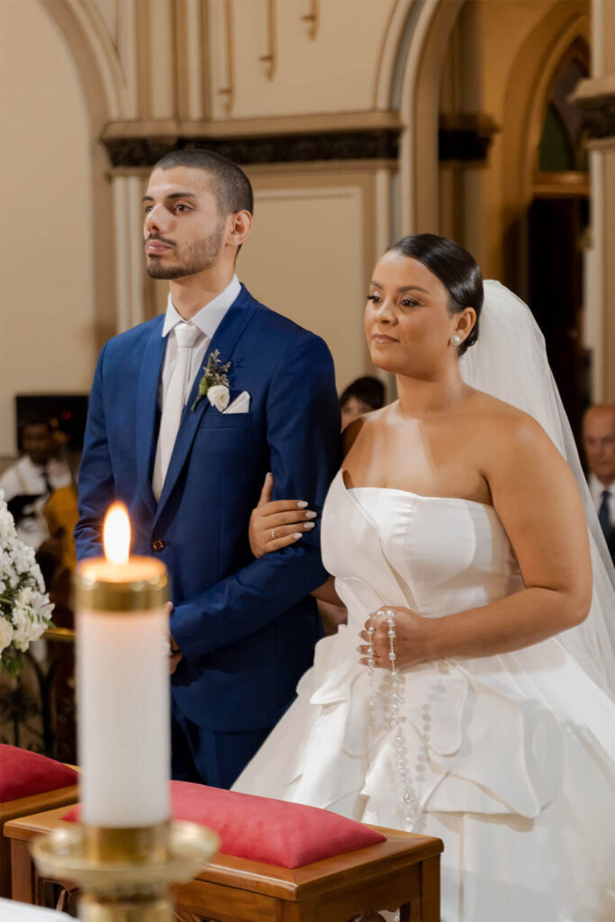 Casamento na Basílica Nossa Senhora de Lourde, em Belo Horizonte/MG