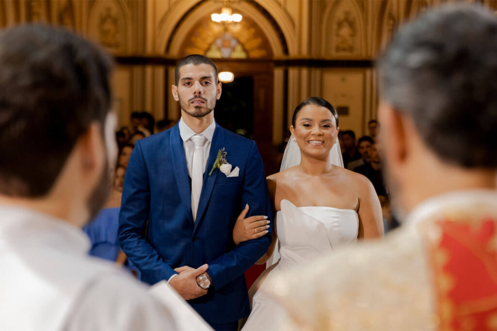 Casamento na Basílica Nossa Senhora de Lourde, em Belo Horizonte/MG