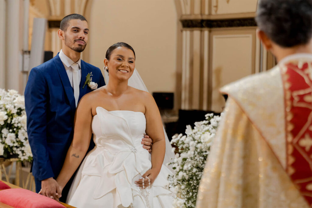 Casamento na Basílica Nossa Senhora de Lourde, em Belo Horizonte/MG