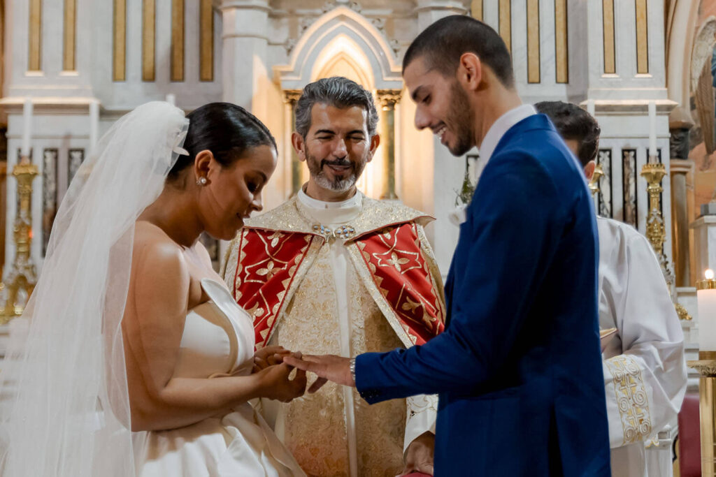 Casamento na Basílica Nossa Senhora de Lourde, em Belo Horizonte/MG