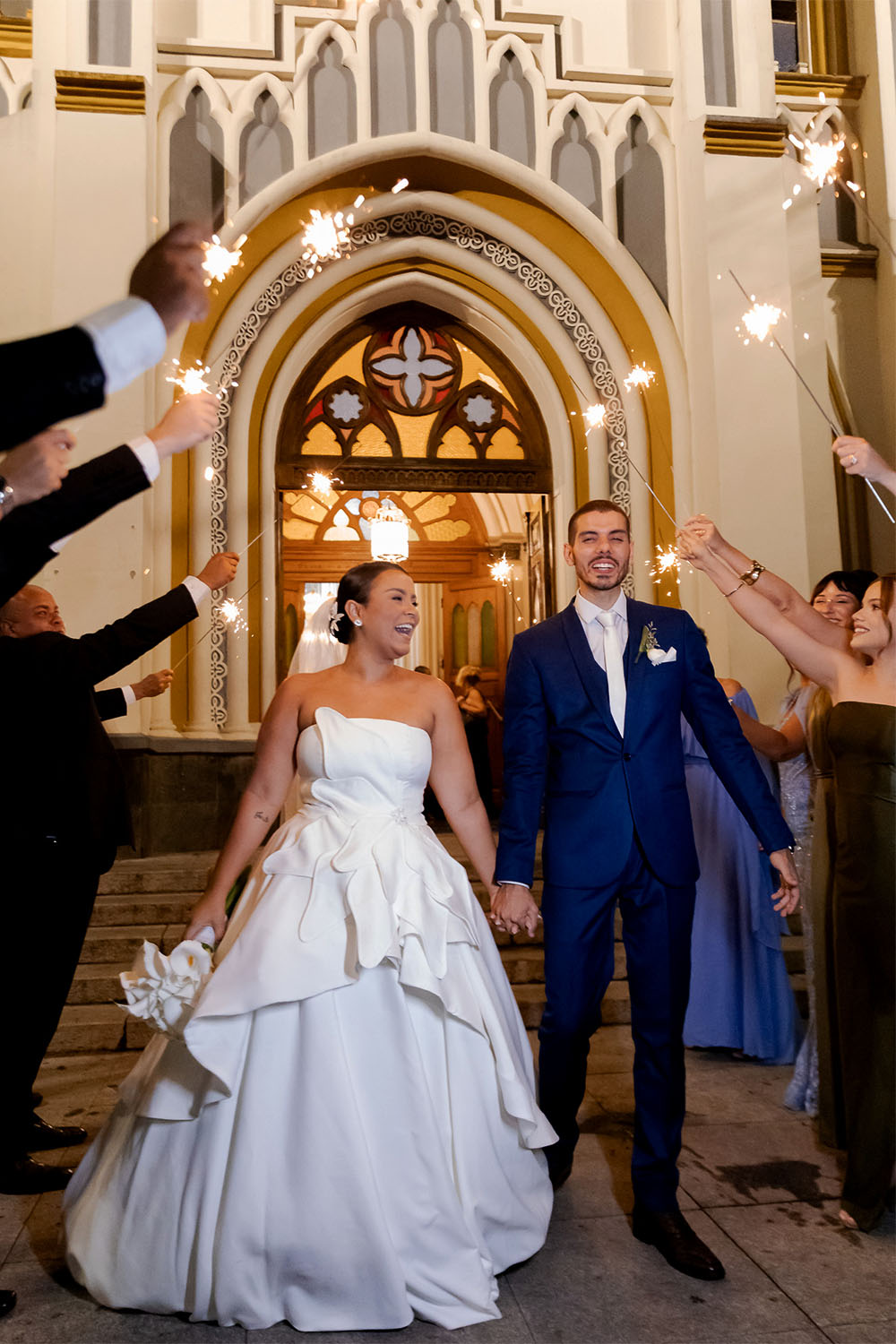 Casamento na Basílica Nossa Senhora de Lourde, em Belo Horizonte/MG